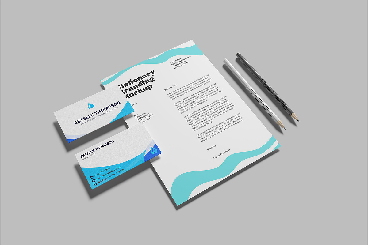 Stationery Branding Mockup, a Product Mockup by Bangdastudio (Photo 6 of 11)