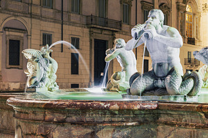 Fontana del Moro fountain in Rome, an Architecture Photo by BOOCYS