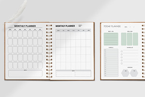 Daily Weekly Monthly Planner Bundle