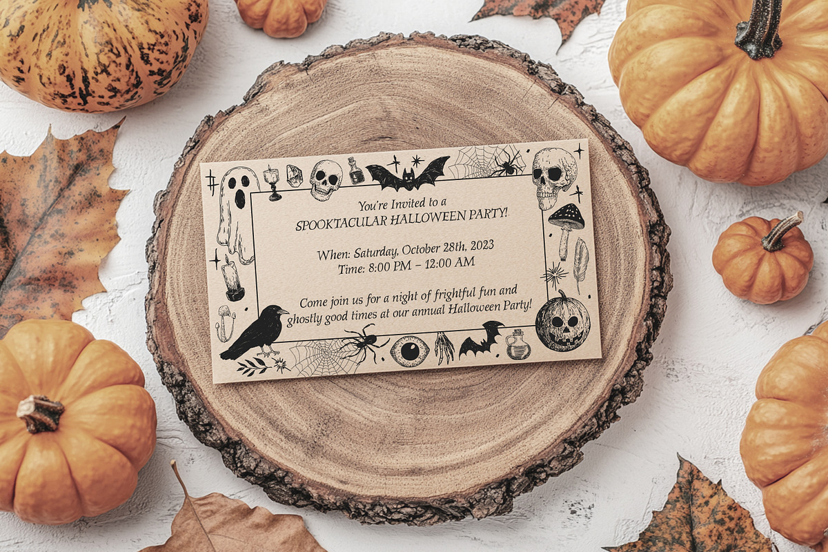 Whimsy Halloween. Vector clipart, an Object Graphic by AnMark (Photo 2 of 11)