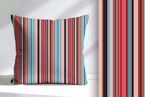 Rose Butterfly Stripe Seamless, a Pattern Graphic by Sharon Schwalbe