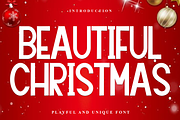 Beautiful Christmas, a Sans Serif Font by FreshTypeINK (Thumbnail 1 of 8)