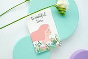 Hello spring! Vector card collection, a Person Illustration by Nadia Grapes (Thumbnail 5 of 5)