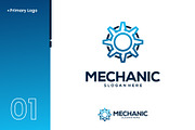 Gear Logo designs Template Vector, a Branding & Logo Template by Lucky Creative (Thumbnail 2 of 4)