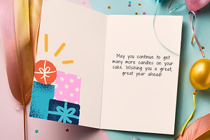 Birthday Card Canva Template