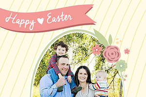 Happy Easter Family Card