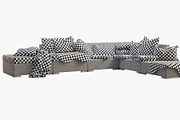 Brown Jordan 4M outdoor wicker sofa, a Furniture 3D Model by 3dmitruk (Thumbnail 23 of 27)