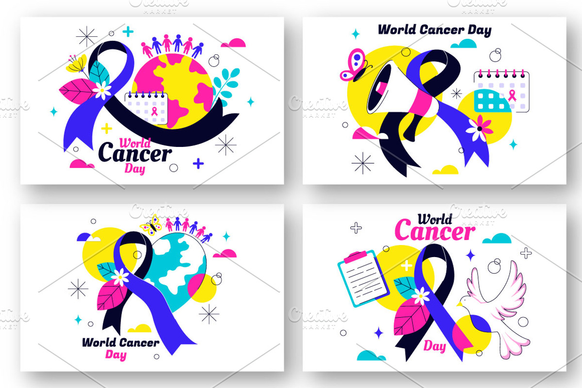 10 World Cancer Day Illustration, a Person Illustration by denayunebgt (Photo 3 of 4)