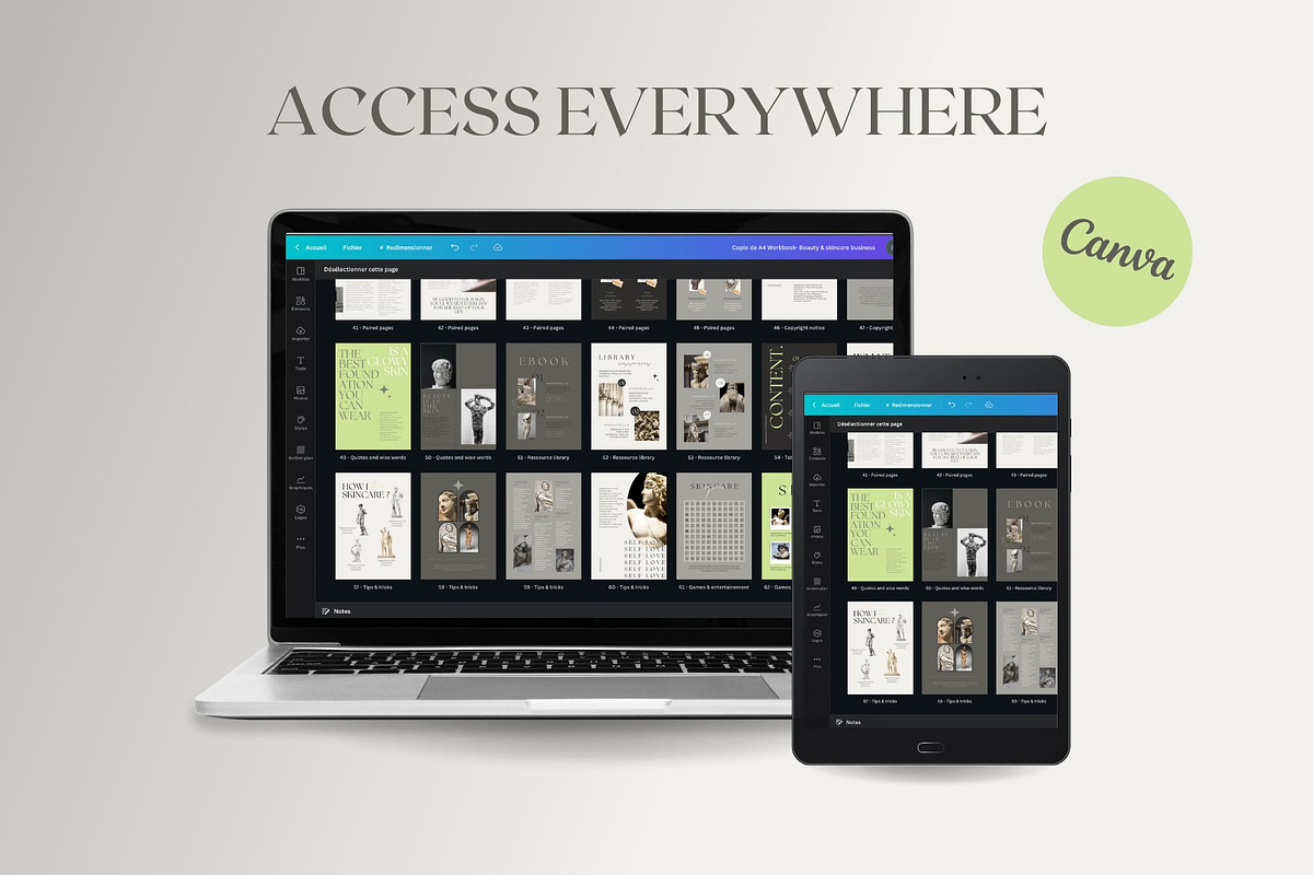 Ebook templates for CANVA, a Magazine Template by Marketello Studio (Photo 9 of 9)
