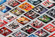 45 Boxing Flyer Template Bundle, a Flyer Template by NanoAgency (Thumbnail 2 of 2)