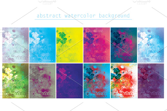 Abstract Watercolor Background