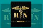 nursing graduation invitation, a Templates & Theme by iloveTemplate (Thumbnail 2 of 2)
