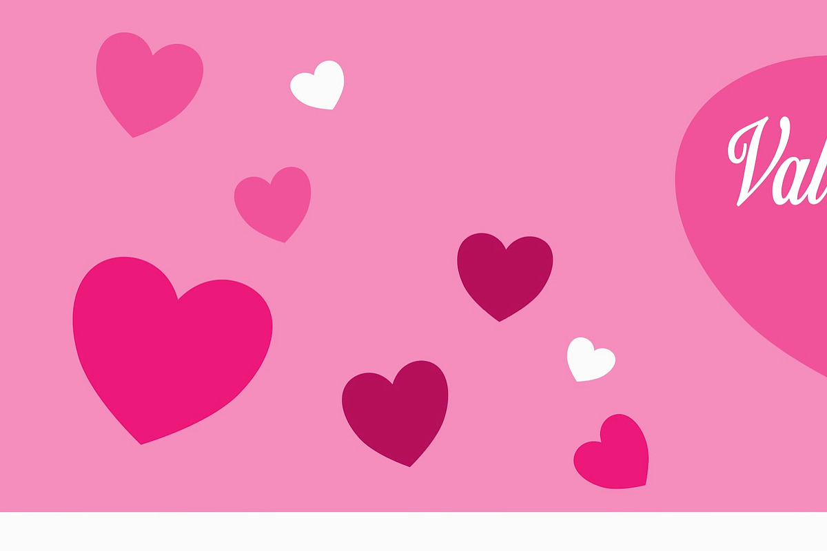 Valentine banner, a Landing Page Template by ⭐️  Little Star ⭐️