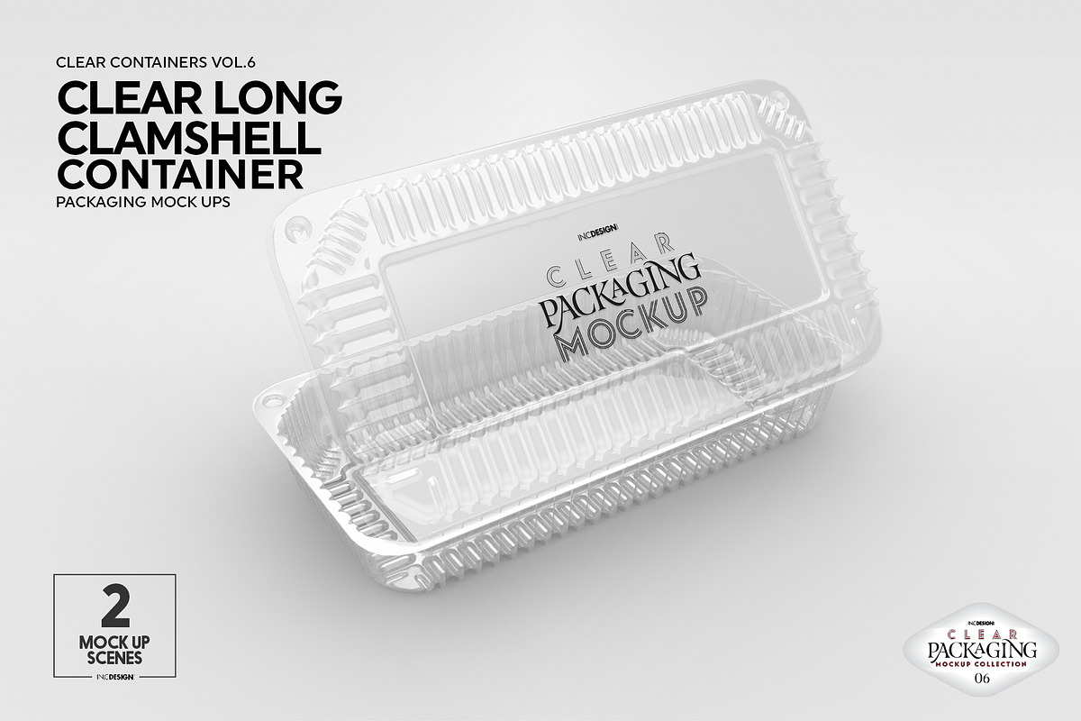 06 Clear Container Packaging Mockups, a Cups & Container Mockup by INCDesign (Photo 13 of 21)