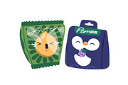 Asian food products, snacks set, a Food Illustration by Good Studio (Thumbnail 4 of 6)
