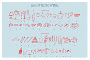 Summer Picnic | Extras Doodle Font, a Handwritten Font by AnMark (Thumbnail 6 of 9)