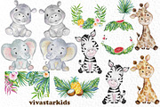 Safari Animals, Jungle Animals Png, an Animal Illustration by vivastarkids (Thumbnail 3 of 9)