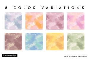 Tie Dye Seamless Pattern Bundle