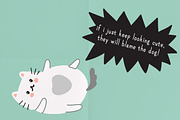Meow: a hand-drawn serif font, a Sans Serif Font by Just Bia (Thumbnail 4 of 8)