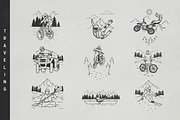 100+ PREMIUM HANDDRAWN ADVENTURE SET, an Object Graphic by Vibesteam (Thumbnail 9 of 13)