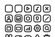 91 Minimalist Icon Pack black, a Solid Icon by Darkness Years (Thumbnail 1 of 6)