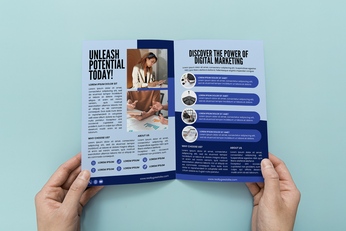 Business Marketing Flyer Canva, a Social Media Template by The Blog Creative (Photo 6 of 6)