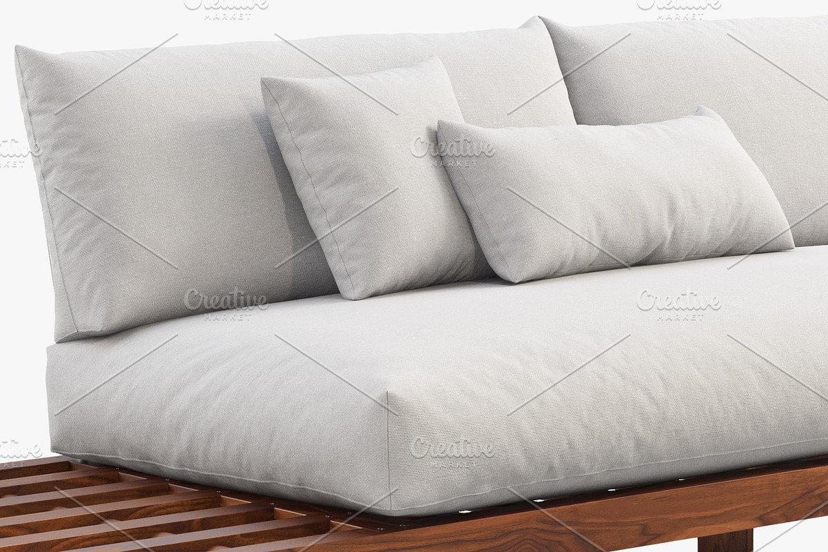 Beltempo Trimmer 3-seat sofa, a Furniture 3D Model by 3dmitruk (Photo 6 of 11)