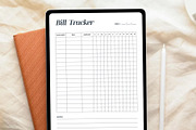 Canva Bill Tracker, a Stationery Template by DesignDevisers (Thumbnail 6 of 9)