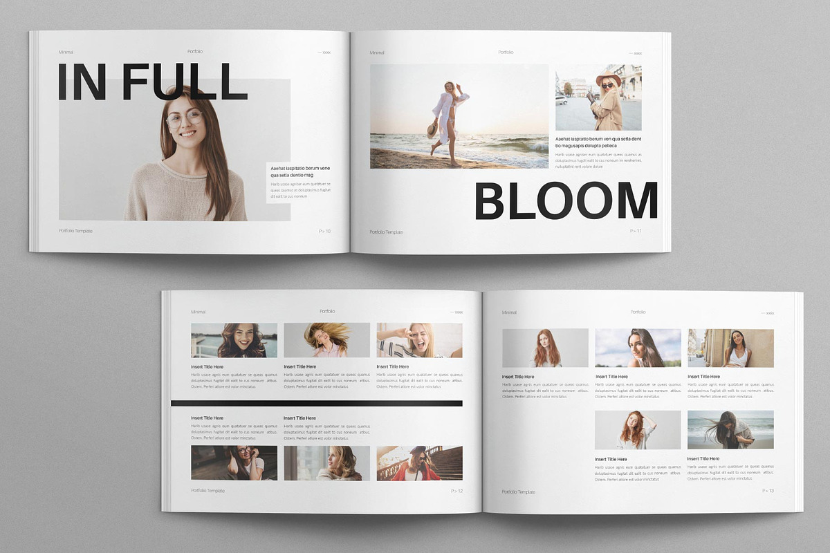 Portfolio Template Landscape, a Magazine Template by MassiveCreator (Photo 5 of 9)