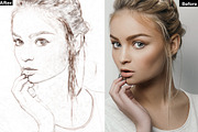 Photoshop Sketch Action preview 3