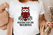 Hooting For The Holidays Owl PNG Art, a Seasonal Illustration by CrexoraLab (Thumbnail 3 of 4)