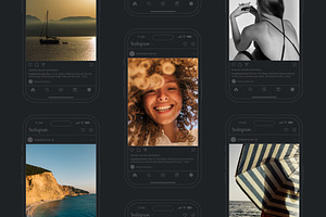 FRAMES / Instagram Vector Mockup Kit