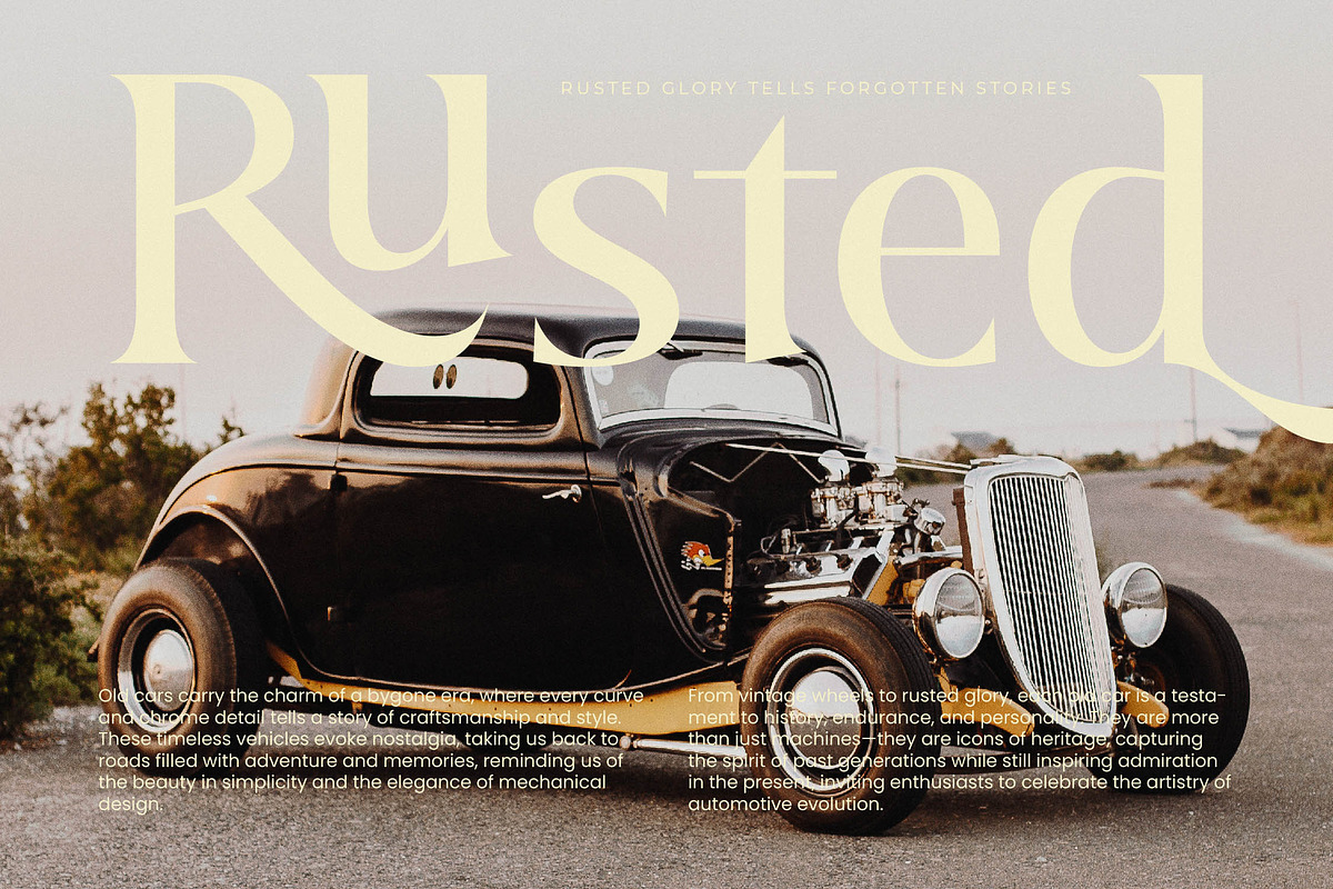 Twilight Vintage Modern Serif, a Serif Font by timelesstype.co (Photo 9 of 20)