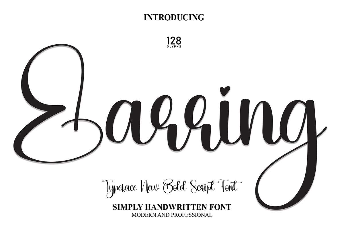 Earring | Script Font, a Script Font by Scratchones (Photo 1 of 7)