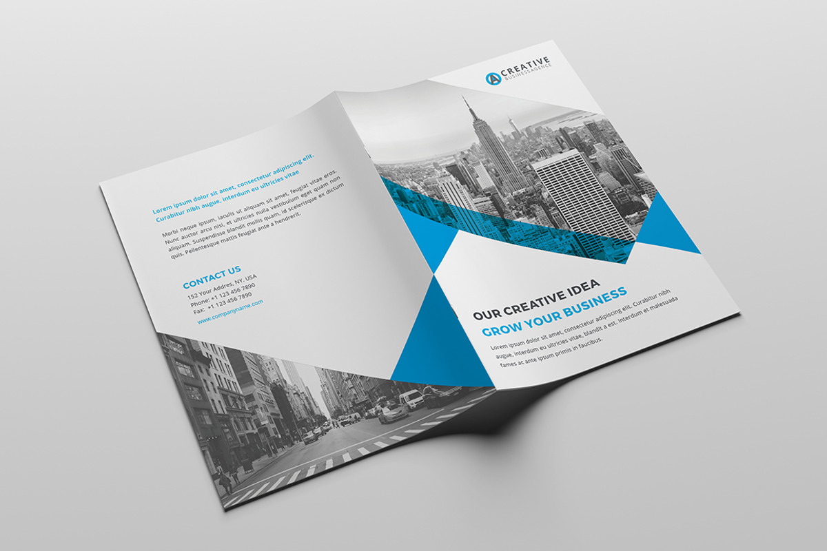 Business Bi-Fold Brochure, a Brochure Template by design_pick (Photo 3 of 4)