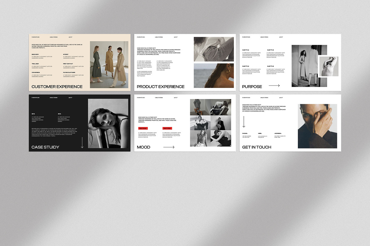 Brand Strategy Presentation Template, a Presentation Template by evgenystudio (Photo 7 of 7)