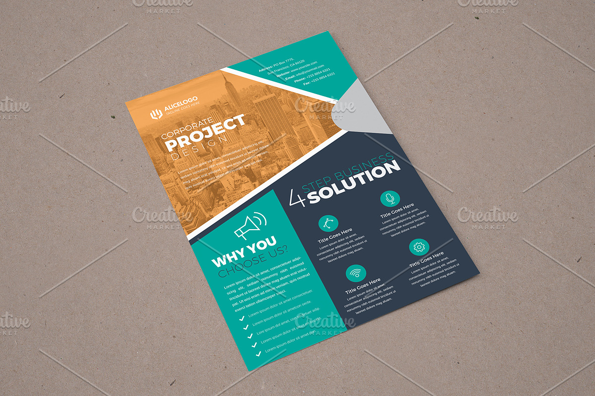 Flyer Template, a Flyer Template by Alice_s (Photo 1 of 4)