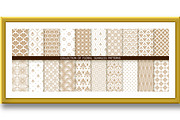 Geometric floral set of seamless, a Decorative Illustration by RODINA (Thumbnail 2 of 3)