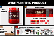 1lb Whey Protein Jar Mockup A2-Pro, a Packaging Mockup by Design Warlord (Thumbnail 14 of 16)