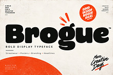 Brogue _ Bold • Chunky • Display