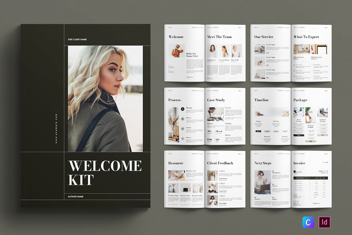 Welcome Kit Template, a Brochure Template by E-Type