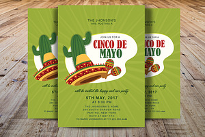 Cinco De Mayo Invitation / Flyer