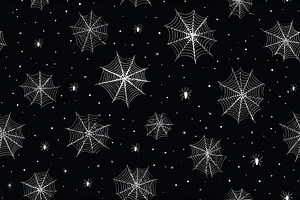 Spooky spider web pattern for Halloween decorations and crafts, a Background Photo by OSORIOartist