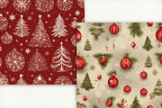 Christmas Digital Paper Backgrounds, a Graphic by Catchy Ideaz (Thumbnail 3 of 3)