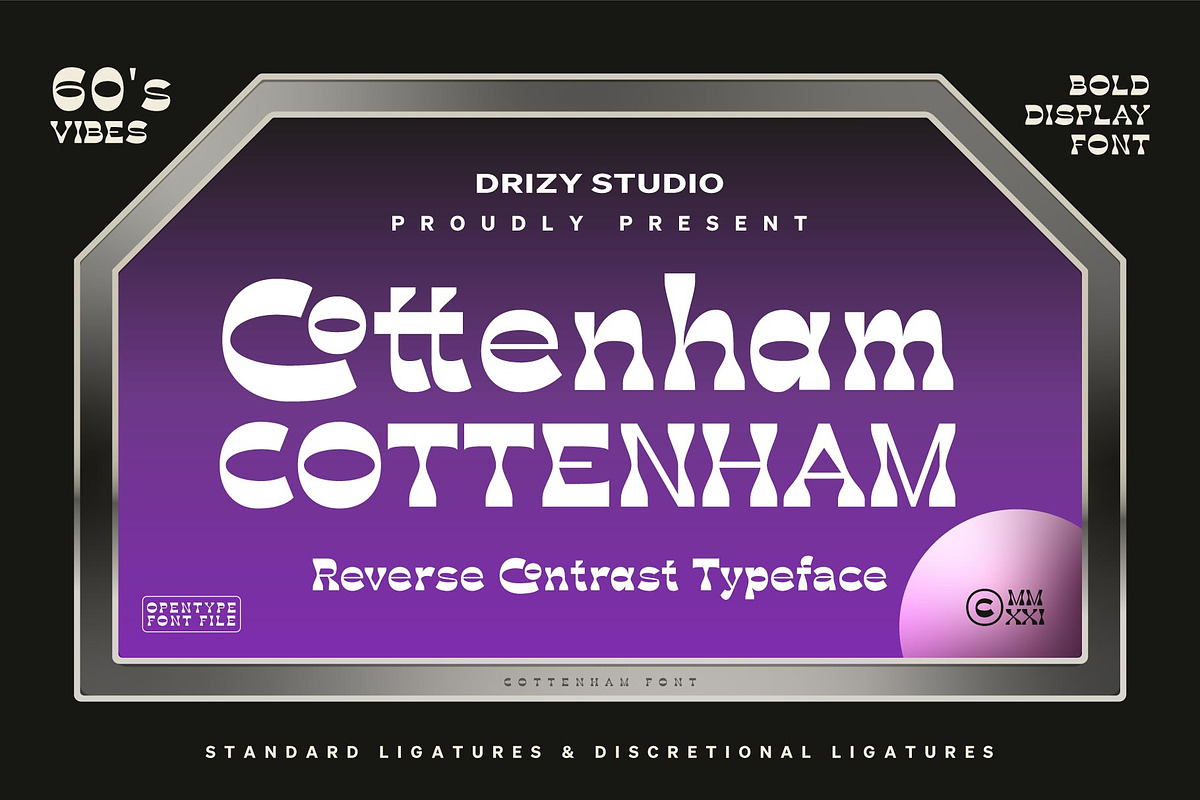 Cottenham, a Font by Drizy (Photo 1 of 9)