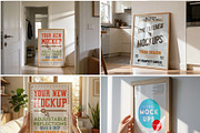 62 Poster Frame Mockup Bundle, a Mockup by DesignRocket (Thumbnail 5 of 14)
