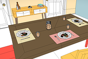 LOW POLY INTERIOR [25+ UNIQ OBJECTS], a Furniture 3D Model by mkleine shop (Thumbnail 9 of 10)
