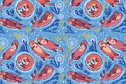 19 Fantasy Seamless Patterns, a Pattern Graphic by PenguinHouse (Thumbnail 20 of 20)