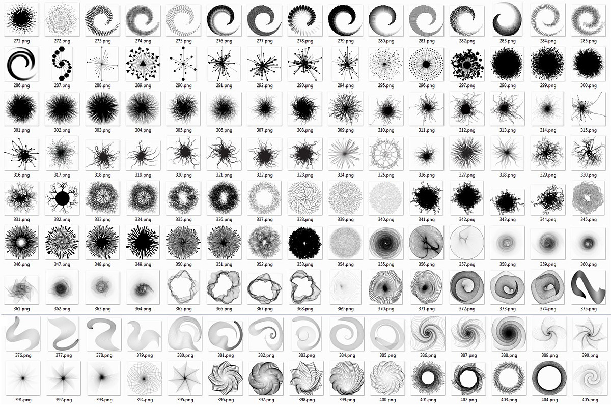 600 Round Design Elements Bundle, an Object Illustration by Kseniya-Omega (Photo 19 of 21)
