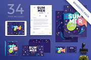 Branding Pack | Summer Camp, a Books & Magazine Mockup by Amber Graphics (Thumbnail 1 of 9)